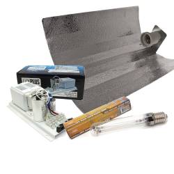 KIT LUX 600 + STUCO 48 + BOMBILLA PURE LIGHT GROW-BLOOM MAX HPS