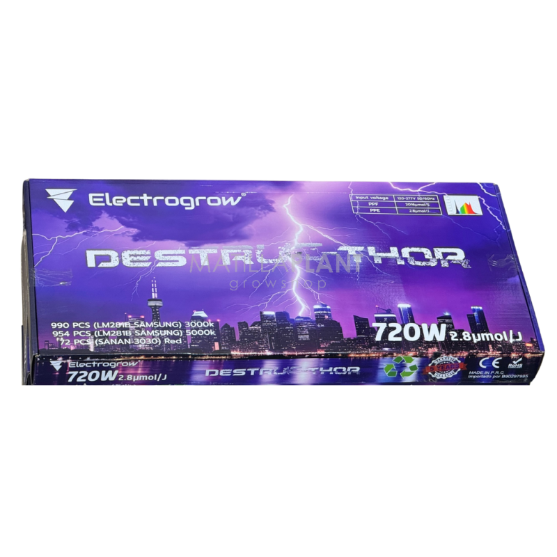 Luminaria Led Destruc-Thor 720W 2.8uml Electrogrow
